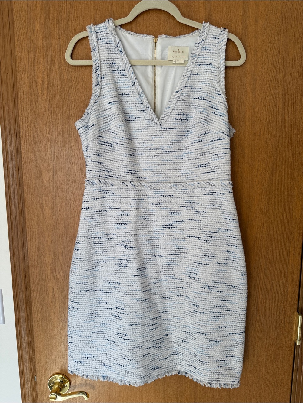 Kate Spade Sleeveless Tweed Sheath Dress – Size 10